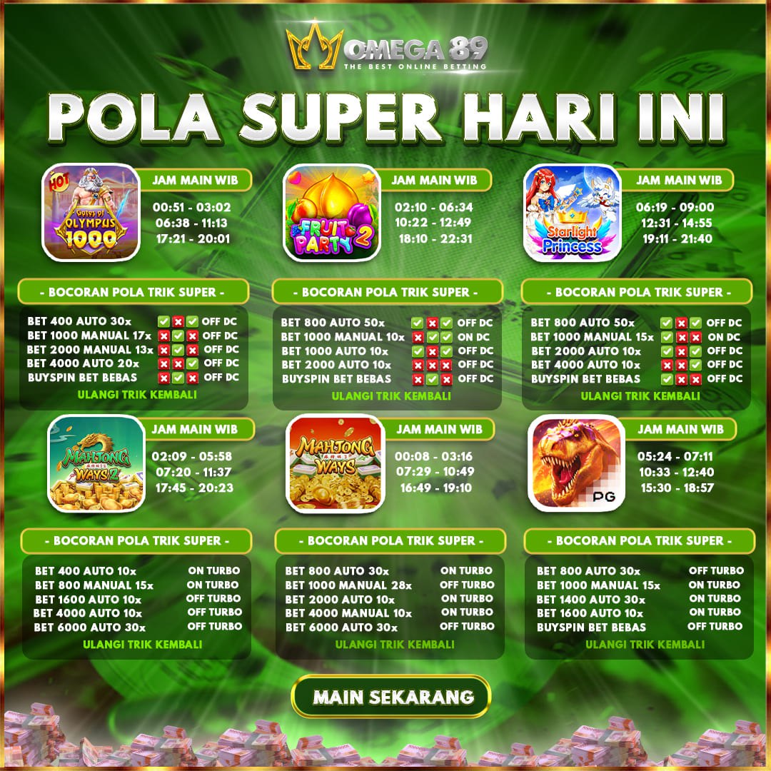 OMEGA89: Tempat Permainan Game RTP Tinggi Server Infini88 Resmi $ Stabil